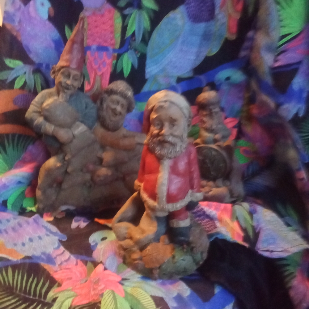 3 VINTAGE TOM CLARK GNOME FIGURINES
